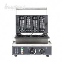 Machine à gaufres antiadhésive pour usage domestique et commercial, destinée aux restaurants, boulangeries ou snack-bars