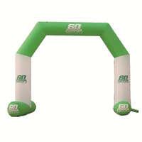 Arche publicitaire gonflable sur mesure en promotion pour événements sportifs, ligne de départ, marathon, triathlon