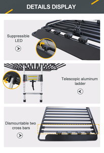 Portapacchi per Auto in Alluminio Personalizzato, Accessori 4x4, <span class=keywords><strong>Portabici</strong></span> Pieghevole, Capacità di Carico 60-75kg - Product Image 4