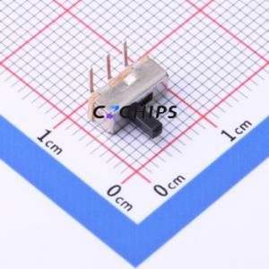 SS-12D03-G040 Slide Switch Through hole Component (THT) Switch Single Pole Double Throw Rectangle Pin Header PC Pin 8.7mm - Product Image 1