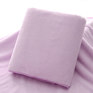 Serviette de Bain en Microfibre à Séchage Rapide, Qualité Hôtelière Supérieure, Logo Personnalisé, Serviette de Bain Douce et Portable en Polaire Corail pour Hommes et Femmes, Marque Premium - Product Image 1
