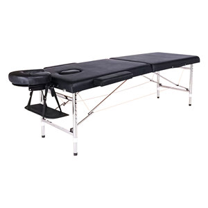 <span class=keywords><strong>Table</strong></span> <span class=keywords><strong>de</strong></span> <span class=keywords><strong>massage</strong></span> pliable, portable, moderne, réglable en hauteur, avec appui-tête, pour salle <span class=keywords><strong>de</strong></span> bain et utilisation en extérieur - Product Image 4
