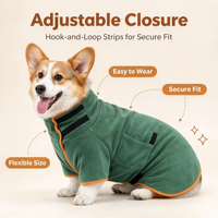 Serviettes de bain en microfibre à séchage rapide, peignoir pour chien, pour le bain, la natation ou les promenades par temps de pluie