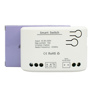 ZigBee3.0 Gateway Hub สวิตช์รีโมตคอนโทรลอัจฉริยะ,1 <span class=keywords><strong>CH</strong></span> 85-250V ตัวรับสัญญาณไร้สาย RF 110V 220V WiFi APP ที่เปิดประตูควบคุมด้วยเสียง - Product Image 1
