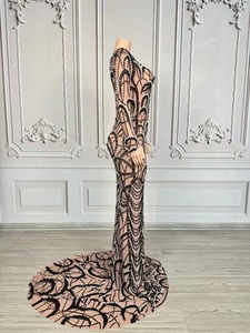 Combinaison queue de poisson sexy européenne américaine avec strass et fesses enveloppées robe de piste adulte pour la fête du nouvel an - Product Image 3