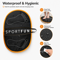 Tapis de change portable pliable et imperméable pour la natation, avec logo personnalisé, pour clubs de natation et marques