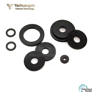 Joint d'étanchéité rond en caoutchouc noir, diamètre extérieur 20 mm, diamètre intérieur 10 mm, épaisseur 2 mm, pour milieux huileux et corrosifs - Product Image 4