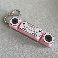 Clavier mécanique rétroéclairé de qualité supérieure, avec bouton décoratif et porte-clés