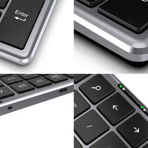 Nouveau clavier fin à ciseaux sans fil et filaire <span class=keywords><strong>USB</strong></span> à double mode avec disposition de 110 touches en alliage d'aluminium en gros - Product Image 5