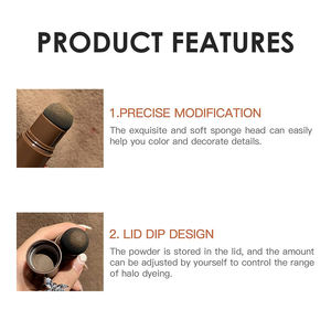 Vente en gros de teinture de racine de cheveux couleur instantanée ombre à paupières couverture cheveux gris racine cheveux retouche délié poudre - Product Image 6
