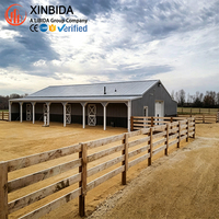 Nave prefabricada de acero de gran envergadura con estructura metálica, edificio agrícola multiusos para almacenamiento agrícola, con diseño personalizado para el sitio.
