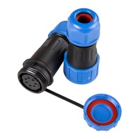 Connexion sans soudure IP68 TY20 Docking 7 broches 5A droite extérieure mâle femelle prise d'alimentation circulaire connecteurs étanches