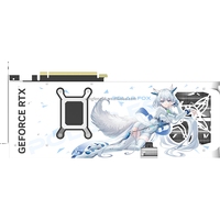 Carte graphique de jeu Manli Polar Fox RTX 5080 OC 16 Go GDDR7 2025 avec refroidissement par ventilateur pour ordinateur de bureau PCI Express 4.0 16X