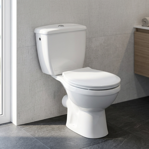 Ensemble WC en céramique à deux pièces, à siphon en S, à double chasse, à poser au sol, d'origine Gujarat - Product Image 3