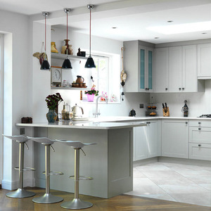 AIS-KC-415 Glossy <strong>White</strong> <strong>Kitchen</strong> Cabinets, Metal <strong>Kitchen</strong> Cabinet <strong>Accessories</strong>, Guangzhou Factory - Product Image 6