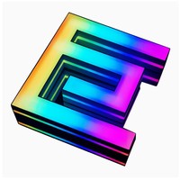 Panneau de porte en couleur Symphony 3D avec lumière LED lumineuse à sept couleurs pour la publicité en plein air dans les magasins et les bars
