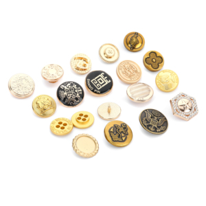 OEM ODM Zinc Alloy Metal Jeans <b>Buttons</b> Vintage Embossed Logo Denim <b>Buttons</b> for Pants Coat Garment Hardware Fittings - Product Image 1