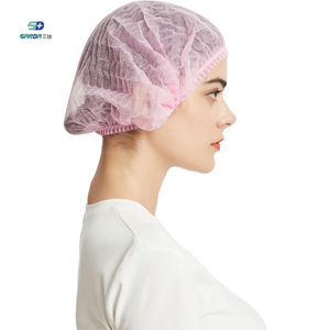 Bán Sỉ Mũ Trùm Đầu Lưới Tóc Bệnh Viện SPA Nhà Máy Thực Phẩm Mũ Trùm Đầu Đàn Hồi Không Dệt Dùng Một Lần Mũ Kẹp Tóc - Product Image 3