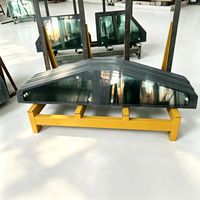 Verre trempé pour les fenêtres latérales des camions, verre façonné pour les camping-cars, verre sérigraphié, verre en acier courbé, verre feuilleté