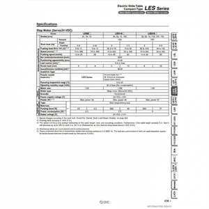 LES16RK-75B-S3AN1โต๊ะสไลด์ไฟฟ้านิวเมติก SMC - Product Image 1