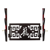 Support mural pour épée-Porte-armes d'arts martiaux à 4 niveaux Présentoir de protection en polaire Katana Wakizashi Tanto Wall