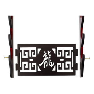<span class=keywords><strong>Support</strong></span> <span class=keywords><strong>mural</strong></span> <span class=keywords><strong>pour</strong></span> épée-Porte-armes d'arts martiaux à 4 niveaux Présentoir de protection en polaire <span class=keywords><strong>Katana</strong></span> Wakizashi Tanto Wall - Product Image 4