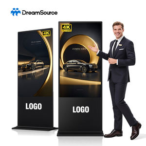 Kiosco Publicitario Vertical Móvil de 55 Pulgadas para Interiores/Exteriores, Reproductor Multimedia con Resolución 4K, Tótem con Pantalla Táctil, Animación Digital - Product Image 1