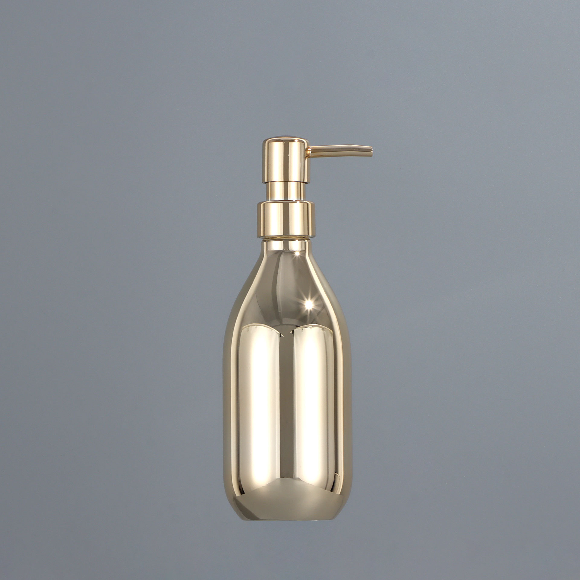 Pompe UV pour bouteille dorée