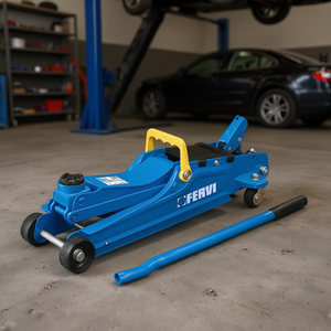Gato hidráulico de perfil bajo Fervi de 3 toneladas para elevación de automóviles y vehículos - Product Image 3