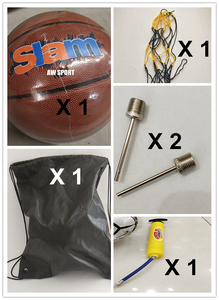 Pallone da Basket AW Brand 2024 in Pelle PU Marrone di Alta Qualità con Logo Personalizzato, 7 Misure, con Pompa e Rete per Allenamento - Product Image 3