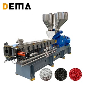 PP PE ABS Pigmento Master Batch Twin Tornillo Granulación Plástico Color Masterbatch Fabricación Granulador Máquina extrusora - Product Image 2