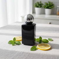 Flacon de parfum en verre personnalisé de 100 ml, directement de l'usine, diamètre de vis de 15 mm, logo sérigraphié de haute qualité avec diffuseur à bâtonnets