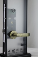 Modernes Split-Design RFID-Hotelschloss Vintage Antik-Messing Schlüsselkarten-Zugangskontrolle Intelligentes Hotelzimmerschloss