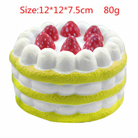 Lot de jouets Squishies Kawaii Jumbo à remontée lente en PU souple, modèles Hamburger, Popcorn, Gâteau, Crème glacée, Donut, anti-stress à presser