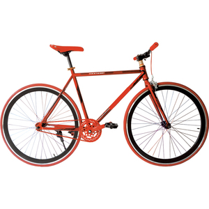 Vélo de montagne à pignon fixe en titane pour hommes, vitesse unique avec frein à disque, roues 700c, fourche en alliage d'acier et d'aluminium - Product Image 1