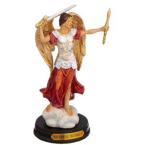 Resina statua del santo angelo <span class=keywords><strong>Michael</strong></span>, decorazione religiosa statua in resina artigianato - Product Image 1