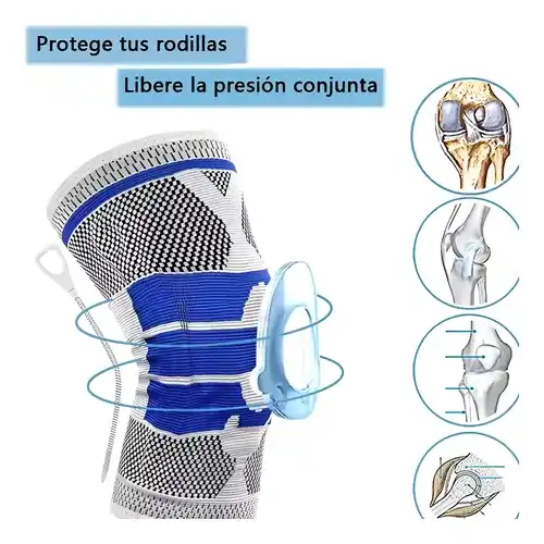 Elastic Compression Knee Brace Gym Sports Therapeutic