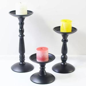 حامل شموع حديدي بتصميم أمريكي عتيق من المصنع مباشرة، زينة ديكور لطاولة الطعام، نموذج عمود روماني <span class=keywords><strong>DR</strong></span>-240127 - Product Image 4
