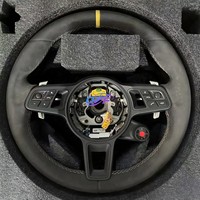 Volant en Alcantara de style ancien amélioré, adapté aux Porsche Cayenne, Boxster, Cayman 987, Panamera, 718, 911, 997, 985, 981 Mk2