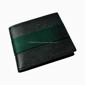 Cartera Minimalista de Cuero de Lujo para Hombre, Diseño Italiano, Negra, de Marca, Delgada, para Tarjetas, Venta al Por Mayor 1.1 - Product Image 5