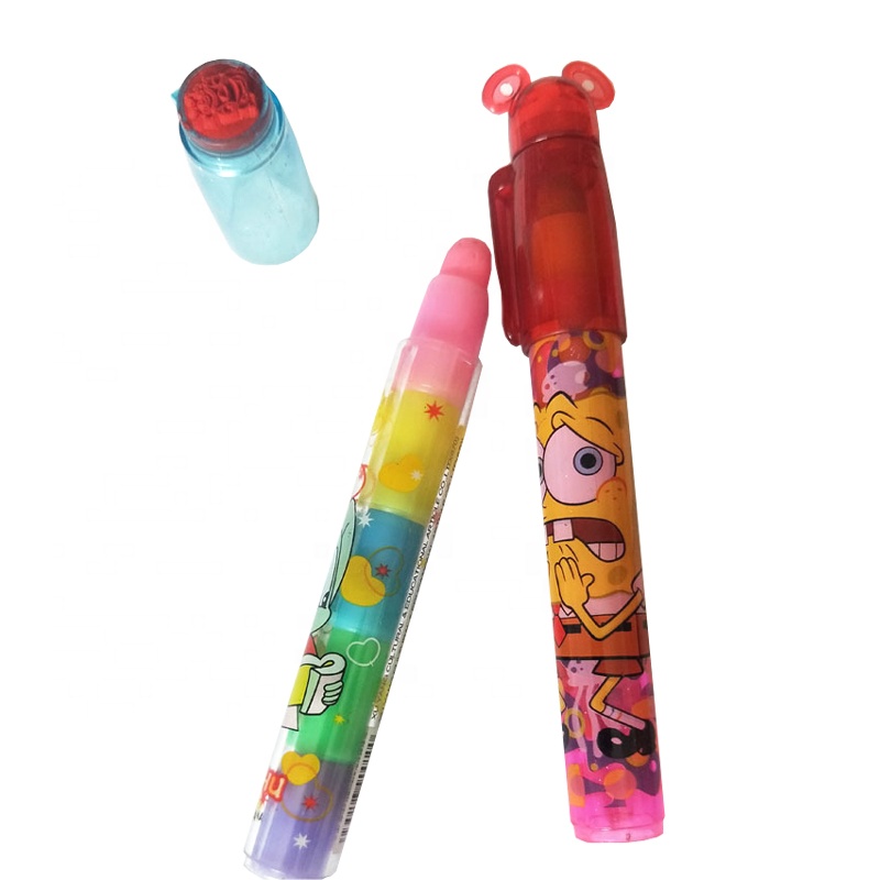 Пять цветов в одном милый ластик с штампом и легкой ручкой стильный мини ластик с запахом канцелярские принадлежности для детей и школы