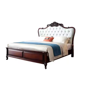 Luxury Queen Platform <b>Bed</b> <b>Frame</b> Crafted Premium Solid Teak Wood Durable Comfortable Sophisticated Modern Home Furniture - Product Image 6