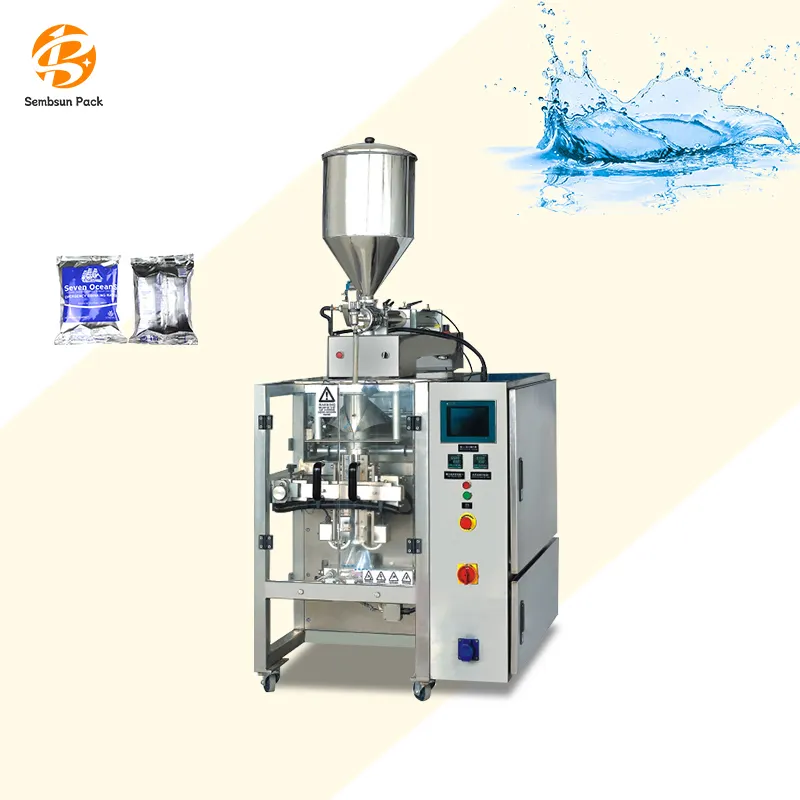 Automatic Vertical Weighing Filling Liquid Detergent pod olive oil cooking oil scrubber Washing shampoo sachet packing machine