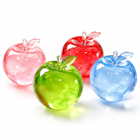 Nouveauté 2026 : Jouet Squishy Pomme Verte Réaliste en Gelée Cristalline TPR Maltose à Rebond Lent, Jouets Anti-Stress à Presser pour Enfants