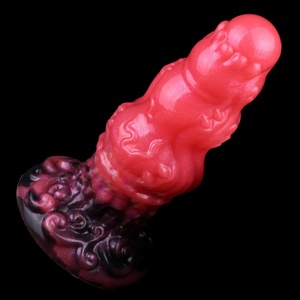 N-CL5285 Anal Plug Soft Liquid Silicone Butt Plug Animal Anal <b>Dildos</b> for Women Men Anal Dilation Buttplug - Product Image 3