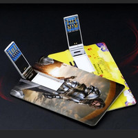 Clé USB 3.0 promotionnelle en forme de carte de crédit avec impression de logo personnalisé – Prix de gros pour cadeaux d'affaires