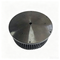 Dissipateur thermique en aluminium forgé à froid, radiateur circulaire usiné sur mesure, personnalisation en petites séries disponible