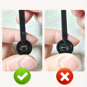 Sangles en plastique industrielles universelles à boucle en nylon pour fixation traversante de pare-boue, doublure intérieure de garde-boue et coffre - Product Image 4