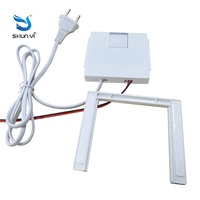 Interrupteur de lumière Led Ultra fin 24W13 épais capteur de contrôle intelligent de salle de bains dc 12v interrupteur tactile à miroir capacitif