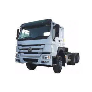 Truk berat WEICHAI otomatis Sinotruck Howo LHD RHD 371 380hp bekas harga rendah Euro 2 Tiongkok 10 otomatis weiyai truk berat